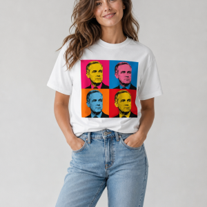 Carney in the style of warhol